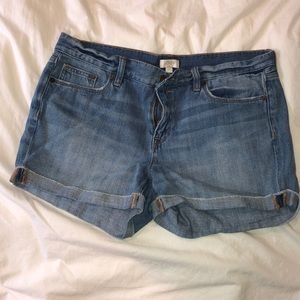 Jcrew denim shorts.  Size 29.